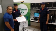 ? Corpo de Bombeiros recebeu cinco microcomputadores.